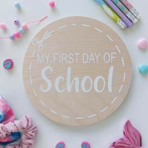 Ready Made Stock Sale: First day of 15cm signs