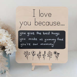 I love you because....