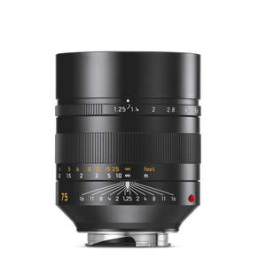 M Lenses: LEICA NOCTILUX-M 75MM F/1.25 ASPH