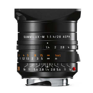 LEICA SUMMILUX-M 28MM F1.4 ASPH BLACK ANODIZE