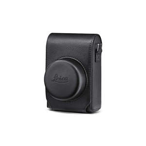 Bags Cases Straps: LEICA CAMERA CASE D-LUX 8 LEATHER, BLACK