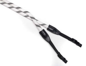 Binocular Accessories: LEICA ROPE STRAP WHITE/BLACK SO