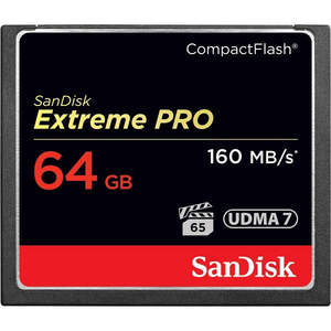 SANDISK EXTREME PRO COMPACTFLASH 64GB VPG65 160MB/S