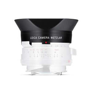 M Lenses Accessories: LEICA LENS HOOD RECTANGULAR FOR M 35 F1.4 ALUMINIUM BLACK ANODIZED