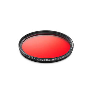 Photo Accessories: LEICA FILTER RED E49 BLACK PRE-ORDER