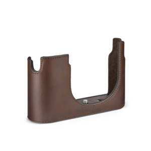 LEICA PROTECTOR Q3, HALFCASE LEATHER DARK BROWN PRE-ORDER