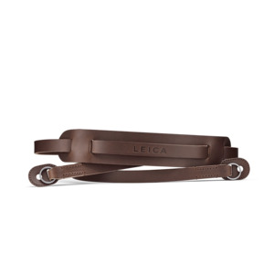 LEICA CARRY STRAP LEATHER DARK BROWN PRE-ORDER