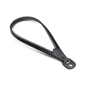 Q Accessories: LEICA WRIST STRAP BRAIDED LEATHER, BLACK PRE-ORDER