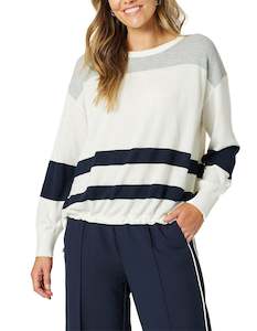 Hammock Vine: Lyla Knit Ivory/Midnight