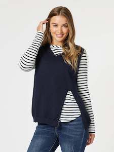Threadz: Vicky Vest Navy