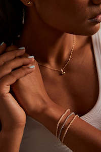 Jewellery: Beaded Set Of 3 Blue