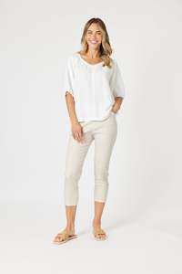 Tops: Lino V Neck Top