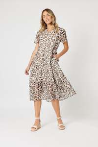 On Safari Dress Natural Multi