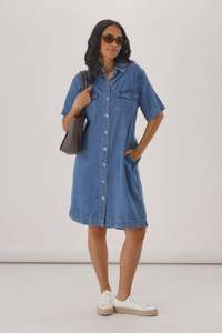 Dresses: Cora Denim Dress