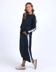 Summer Sale: Sloane Fleece Skirt Navy