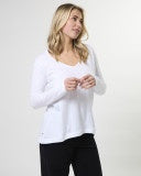 Tops: Parker V Top White