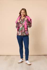 Tops: Bouquet Print Shirt