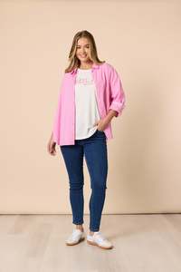 Tops: Milan Tee Pink