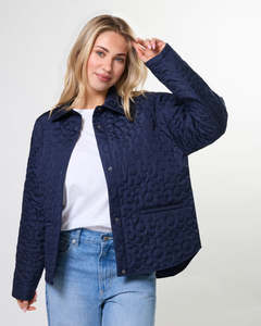 Flowerly Jacket Navy