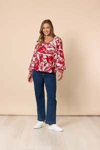 Moulin Rouge Top Red