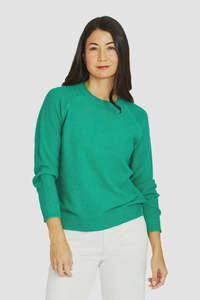 Cross Stitch Pullover Leaf Marle