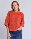 New Arrivals: Luela Short Sleeve Knit Orange