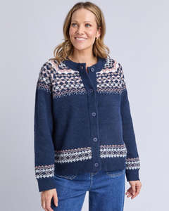 In Stock Now: Snug Cardi Navy