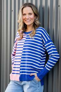 Louise Spliced Knit