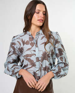 Faye Blouse Twilight Bloom
