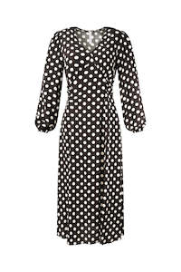 Sabrina Dress White Polkadot Preorder Early Feb