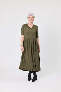 All Seasons Dresses: Marja Dress Khaki