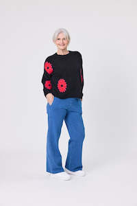 All Seasons Knitwear: Gilda Wool Knit Black