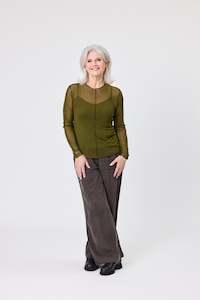 All Seasons Tops: Sasha Top & Singlet Khaki