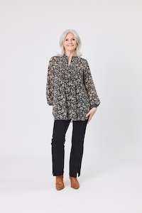 All Seasons Tops: Liz Top & Singlet Bouquet Print