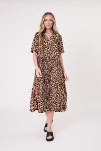 Leona Dress Leopard Print