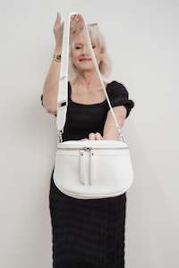 Os: Dani Leather Bag White