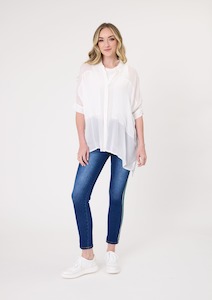 Greta Top White