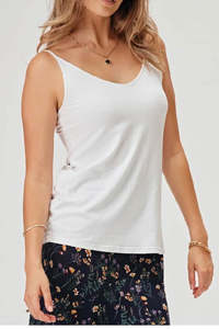 All Seasons Tops: Essential Singlet White