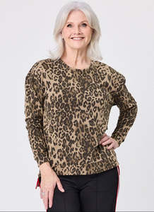 All Seasons Tops: Olga Top True Leopard