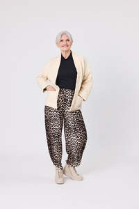 S: Lenore Leopard Pant Leopard Print