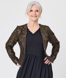 Mika Leopard Jacket Toffee Leopard