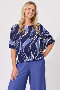 All Seasons Tops: Alessa Print Top