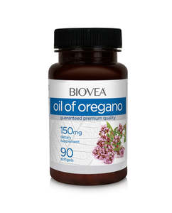 Antimicrobials: Biovea Oil of oregano 150mg 90 softgels