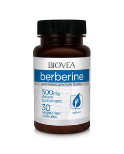 Blood Sugar: Biovea Berberine 500mg 30 vegetarian capsules