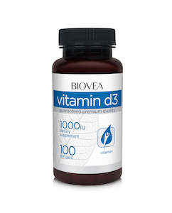 Bones: Biovea Vitamin D3 1000IU 100 softgels