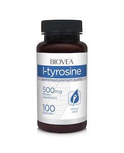 Biovea L-tyrosine 500mg 100 vegetarian capsules