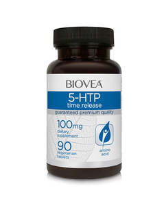 Stress Mood: Biovea 5-HTP time release 100mg 90 tablets