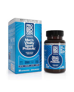 Men S Health: Probiogen Men's Vitality Spore Probiotic 30 vegetarian capsules