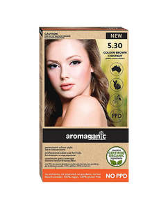 Aromaganic: Aromaganic haircolour 5.30 Golden brown chestnut