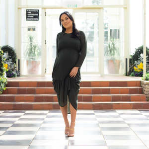 Thrash and Thrill Dress | Army Green | Size Large